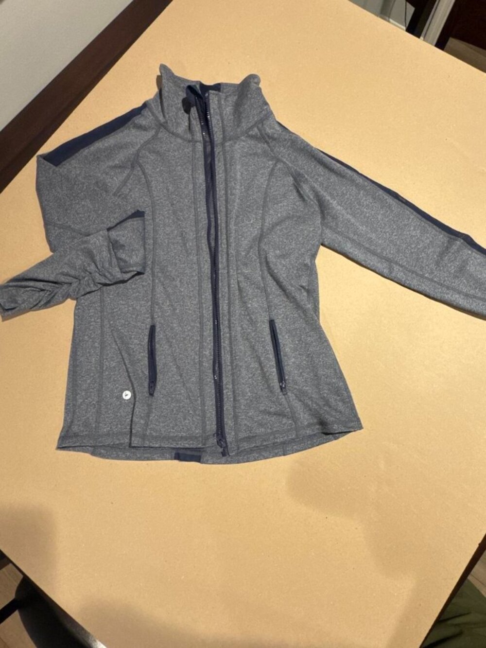 90 Degree by Reflex Women's Grey and Blue Jacket